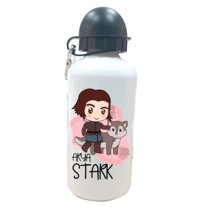 Botella Personalizada Arya Stark  Botellas aluminio - La Cesta Mágica