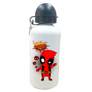 Botella Personalizada Deadpool  Botellas aluminio - La Cesta Mágica