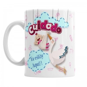 Tazas Papás Primerizos Pack Niña  Tazas - La Cesta Mágica
