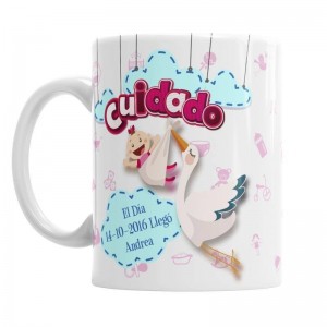 Tazas Papás Primerizos Pack Niña  Tazas - La Cesta Mágica