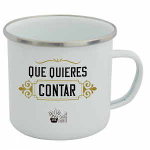 Taza Vintage Piensa Positivo  Tazas Vintage - La Cesta Mágica