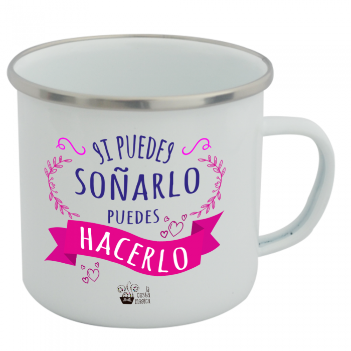 Taza Vintage Si Puedes Soñarlo  Tazas Vintage - La Cesta Mágica