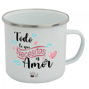 Taza Vintage Sigue a tu Corazón  Tazas Vintage - La Cesta Mágica